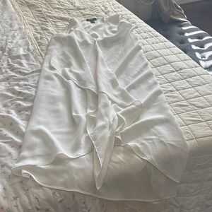 White House Black Market Ivory Blouse